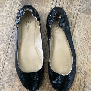 Missimo Black Patent Leather Flats Women’s Size 7.5